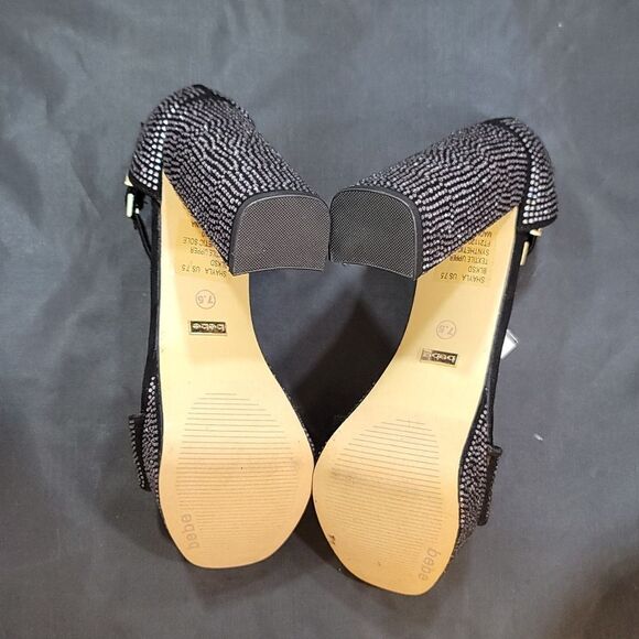 BRAND NEW BEBE SHAYLA BLOCK HEEL SANDAL - Picture 15 of 16